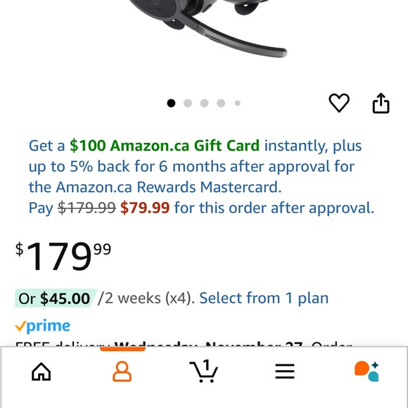 Logitech Bluetooth ANC wireless headset - Picture 2 of 2